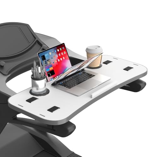 Qsxou Treadmill Desk Attachment with Laptop Platform