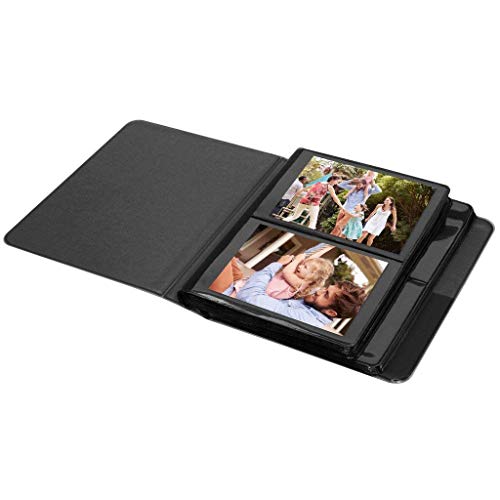 Zink 2X3 Photo Album 64-Pocket Mini Photo Album W/ Transparent Window Cover For 2”X3” Zink Zero Ink Photo Paper Compatible With Kodak, Lifeprint, Polaroid, Hp, Canon, Fujifilm 2X3" Photos #TOP2