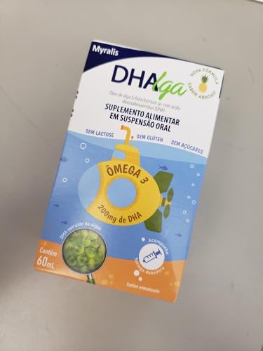 Dhalga Ômega 3 Microalgas Sabor Limão Alivia Dores 60ml…