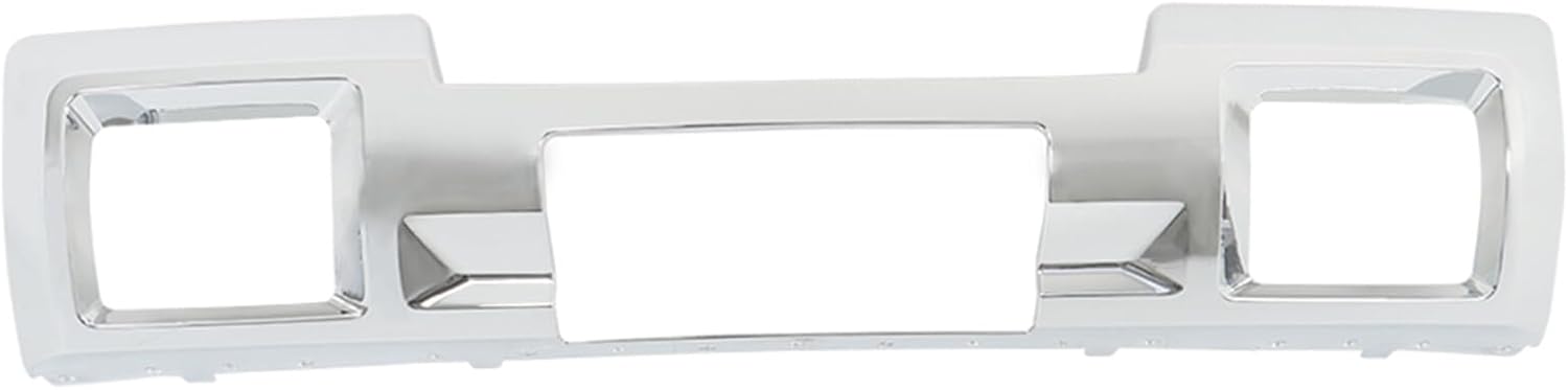 Silscvtt Front Bumper Skid Plate Panel Chrome Replacement for Sierra 2500HD 3500HD 4-Door 2015-2019 23178964 23178780 GM1053103C GM1053104C