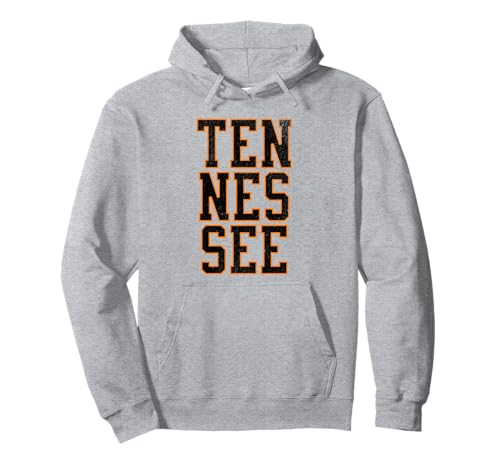 Retro TENNESSEE, TEN NES SEE tri-level Varsity Style Print Sudadera con Capucha