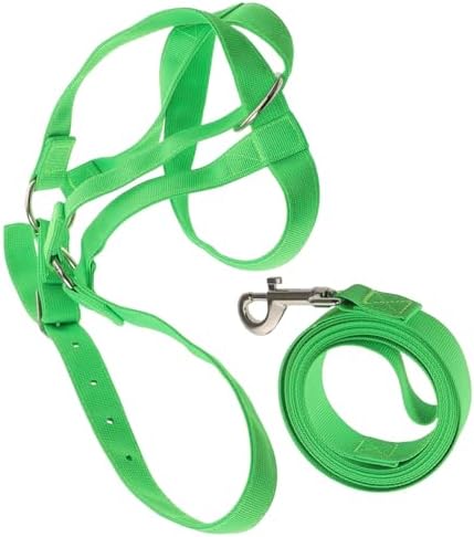ibasenice Adjustable Nylon Livestock Halter for Calf and Farm Animals with Quick-Release Design and Padded