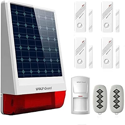 Wolf-Guard LB-W06 Alarma Antirrobo Solar para Exteriores