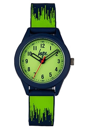 Reloj de los Niños hype HYK019N Analógico con Correa de Silicona Azul