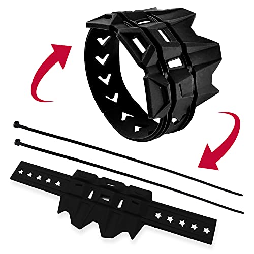 Universal Anti-Scalding Ring For Motorcycle Dirt Bike Exhaust Pipe Motorcycle Muffler Tailpipe Cover Exhaust Silencer Guard Protector Exhaust Pipe Tape Protector Cover With Cable Ties #TOP3