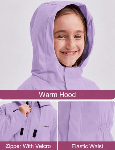 Image of GEMYSE Kids One Pieces Ski Suits Jumpsuits Boys Girls' Winter Outdoor Snowboarding Waterproof Snowsuits