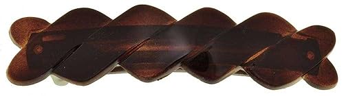 Miniatura 7 de Camila Paris CP2427 - Pinza de pasador de pelo francés para niñas, trenzada, concha de tortuga, cierre automático, pinzas de agarre fuerte para