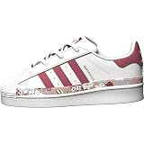 adidas Originals Baby Superstar Sneaker, White/Hazy Rose/Hazy Rose, 4 US Unisex Infant
