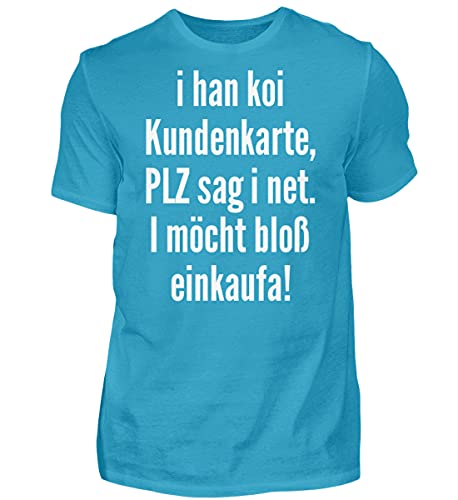 T-shirt éponge homme haut de gamme confectionné avec soin turquoise