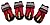 Lymenden Dog Boots,Waterproof Dog Shoes,Paw Protectors with Reflective and Adjustable Straps and Wear-Resisting Soles,4pcs(8,Red)