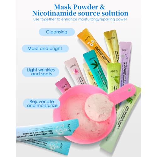 Pro Jelly Mask Professional Peel Off Facial Mask Made By Hyaluronic Acid Essence And Rich Vitamin C Powder Collagen Hydrojelly Face Mask Travel Skin Care Kit 18 Pcs Diy Spa Gel Mask Best Gift For Her #TOP1
