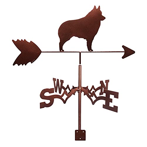 Girouette pour chien et ornement pour piquet de jardin