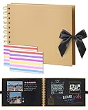 【REGALO ÚNICO】 Puede usar su imaginación y creatividad únicas para que sea el regalo perfecto. Se puede utilizar como regalo de graduación, regalo de San Valentín para ella, regalo de aniversario, regalo de Navidad, libro de visitas de boda, etc.