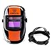 DEKOPRO Welding Helmet Auto Darkening Solar Power Welding Mask Hood for TIG MIG ARC Welder Helmet Orange Black