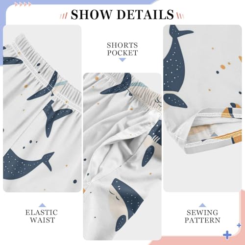 Pajama Bottoms, Pajamas Long Pant Colored Sharks Lounge Wear Casual Cartoon Sleep Pants Soft Pjs Sleepwear4