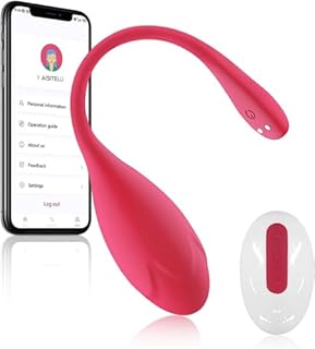 Esercitatore Pavimento Bacino Enabled App Mobile e Remoto Control - Rassodanti Muscolo Pelvico delle Donne, Rosso