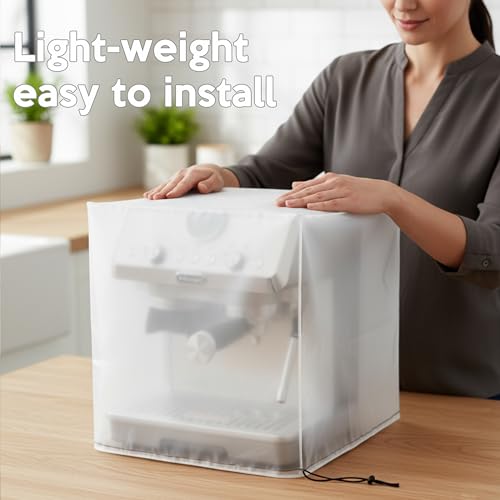 Image of Mixer Dust Cover also for Coffee Maker,Ice Cream Machine other Kitchen Appliance Dust Cover Water Proof Lightweight, Compatible with KitchenAid, Hamilton,Ninja,Breville,Nuwave -15W x12D x18H in