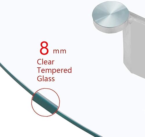 Miniatura 4 de NIERN Juego de mesa redonda de cristal para 4, juego de mesa de cocina moderna de 5 piezas con 4 sillas tapizadas para cocina y comedor (negro