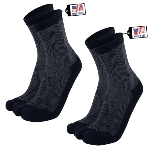 Image of Zensah Bunion Ease Sock - Corrector Relief Sock for Bunions Women and Men - Toe Separator Sock Design