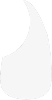 Elenxs Transparent Acoustic Guitar Pickguard Clear Acoustic Pick Guard anti-scratch plate, guitar Folk Guitar Anti-scratch Plate Protection