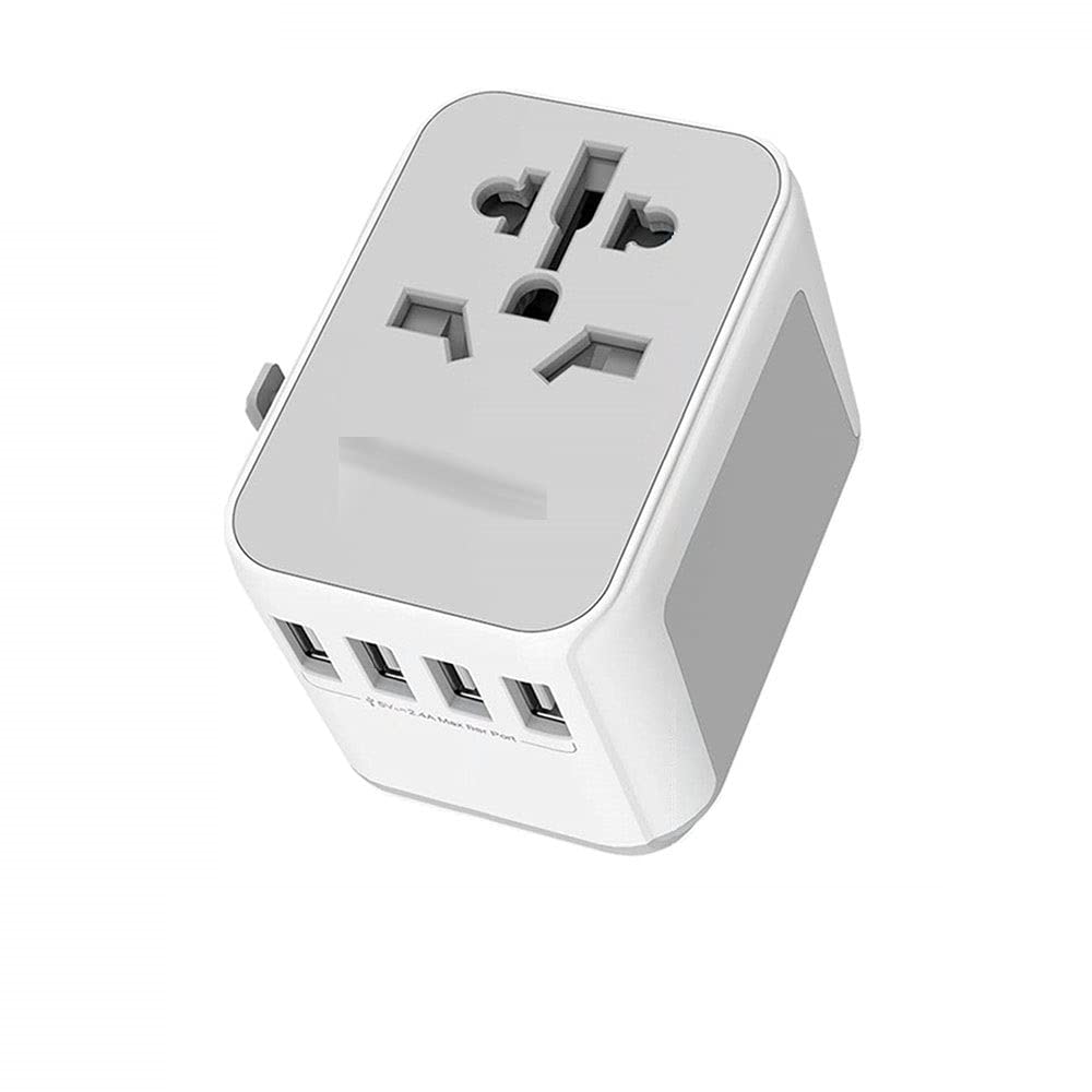 Uniwersalny zasilacz na całym świecie All-in-One International Travel Plug Adapter 4 USB / 3 USB / 2USB Porty-uniwersalny AC. Adapter uniwersalny wylot dla US/EU/AU/UK Wtyczka podróżna do między