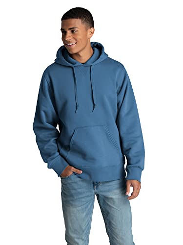 Sweatshirt à capuche coton premium denim XL finitions Crafted Comfort