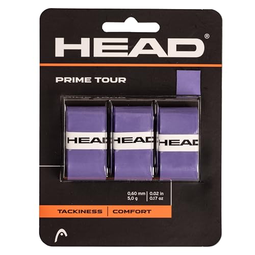 12 BLĂŤSTER 3 UDS OVERGRIPS HEAD Prime Tour Morado