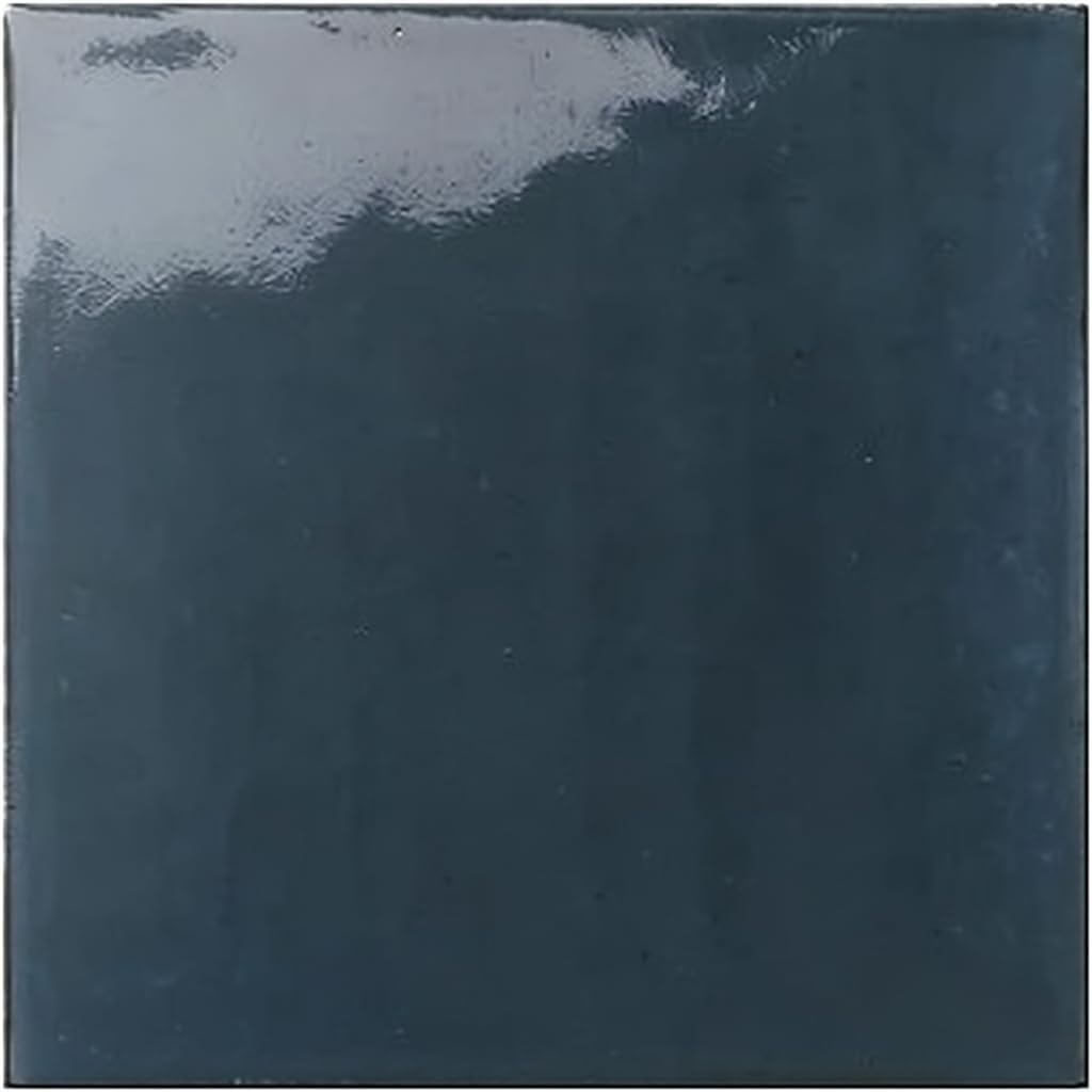 USCT Orleans Green 6x6 Glazed Artisanal Porcelain Tile – for Kitchen Backsplash, Bathroom Wall, Fireplace, Pool & Accent Areas – 1 Piece