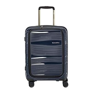 Travelite Lichte, robuuste en beweegbare reiskoffer, trolley “Motion” met harde schaal, in 4 kleuren kofferset, marineblauw, 55 cm, reisbagage