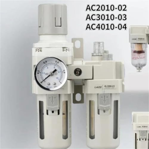 Régulateur de pression pneumatique AC3010-02 et séparateur huile-eau pour compresseur - 4
