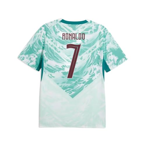 Generic Portugal Ronald 7 White Away Jersey for Kids and Adults - Image 4