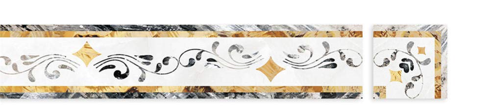 Sdsdgrw Vermilion Grass Wallpaper Border, Peel And Stick Wallpaper Border Stickers Multicolor(Vermilion Grass)