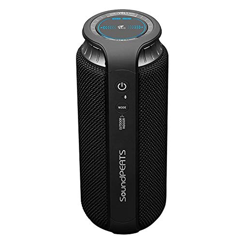 Bluetooth Speaker SoundPEATS Portable 24W Wireless Speakers with 10 Hours Play Time, 360 Degree Surround Sound Stereo Speakers, Built-in Mic, Touch Control