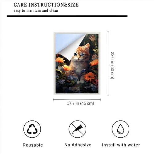 Vinilo decorativo adhesivo para ventana 17.7 x 23.6 in miniatura 2