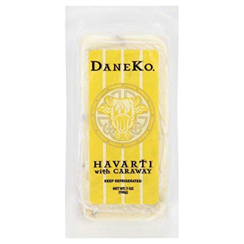 Daneko Danish Caraway Havarti, 7 Oz (Pack of 3)