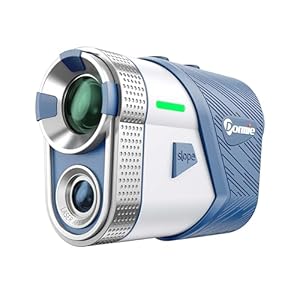 Golf Rangefinder with Slope,800 Yards Laser Range Finder Golfing,Aluminum Alloy Body,Flag Pole Locking Vibration,Slope Compensation,6X Magnification Rangefinder with Magnet