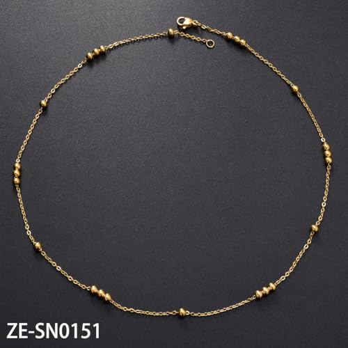 Small round bead necklace2