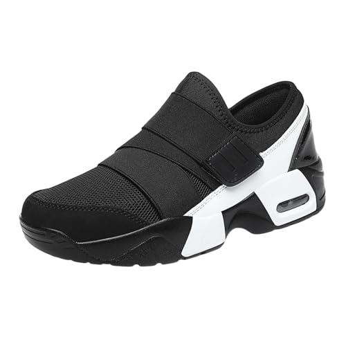 Mocasines de verano para mujer tipo zapatilla deportiva elástica de malla transpirable