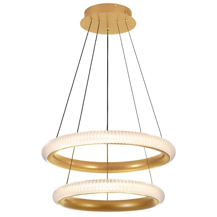 Lampada a sospensione a LED, 75 W, 10500 lm, oro rosa, MORTAL-150, 3CCT