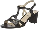G-Weite Caprice Damen 9-9-28303-26 Sandale mit Absatz, Black Nappa, 38 EU