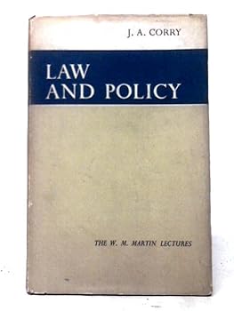 LAW AND POLICY.  The W. M. Martin Lectures.