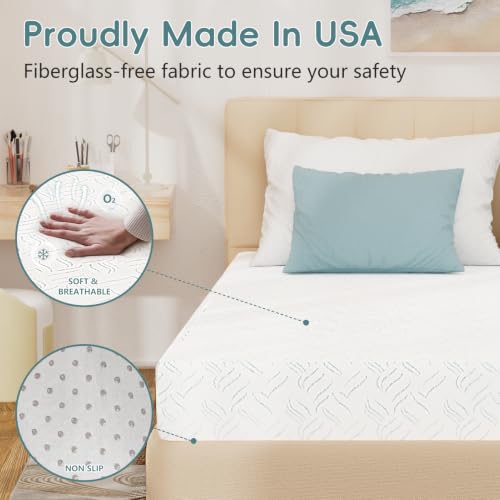 Image of Twin XL Mattress 6 Inch, Medium Feel Cooling Memory Foam XL Twin Mattress