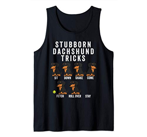 Questo Stubborn Bassotto Tedesco Tricks è un ottimo regalo per un proprietario di Bassotto Tedesco. È dotato di un Dachshund illustrazione.