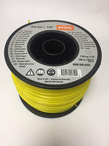 Stihl 0000 930 2542 Fil pour coupe bordure 3 mm x 168 m 1,3 kg