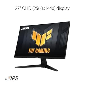 ASUS TUF Gaming VG27AQM5A 27 Inch 1440p 300Hz G-SYNC Gaming Monitor — photo 3 of 6