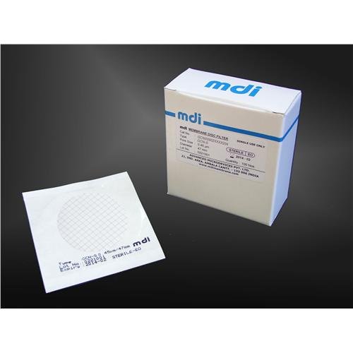 mdi GCNX0902XXXX204 Grid Marked Cellulose Nitrate Membrane Disc Filter, ETO Sterile, 47 mm Diameter (Pack of 100)