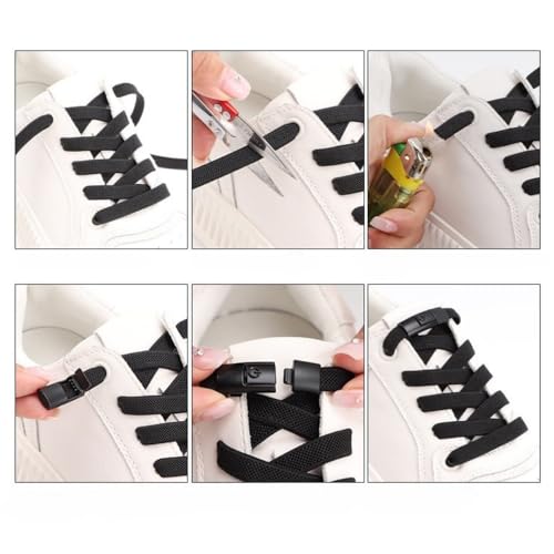 Cadarço Elástico para Tênis com Fecho ABS- QH Shopp (Azul escuro)