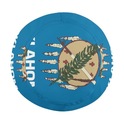 Oklahoma State FlagChildren's Bucket Hat for Boys and Girls, Breathable Summer Beach Hat54cm3