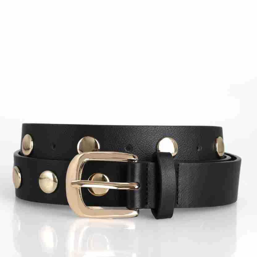 Women Leather Belt Y2k Punk Goth Emo Grunge Rock Fashion Studded Belt for Jeans Western Cowgirl Clothes Accessories3