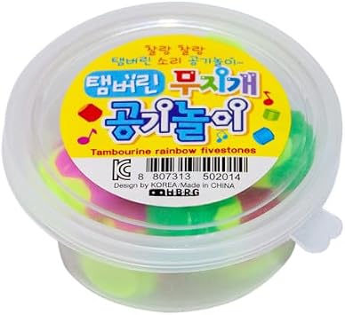 ItsaKthing_ Gonggi Konggi Korean Jacks Stone Game Play Nori Gonggi Korean Traditional Game [Package and Color May Varable] 10 Pcs 1 Set /